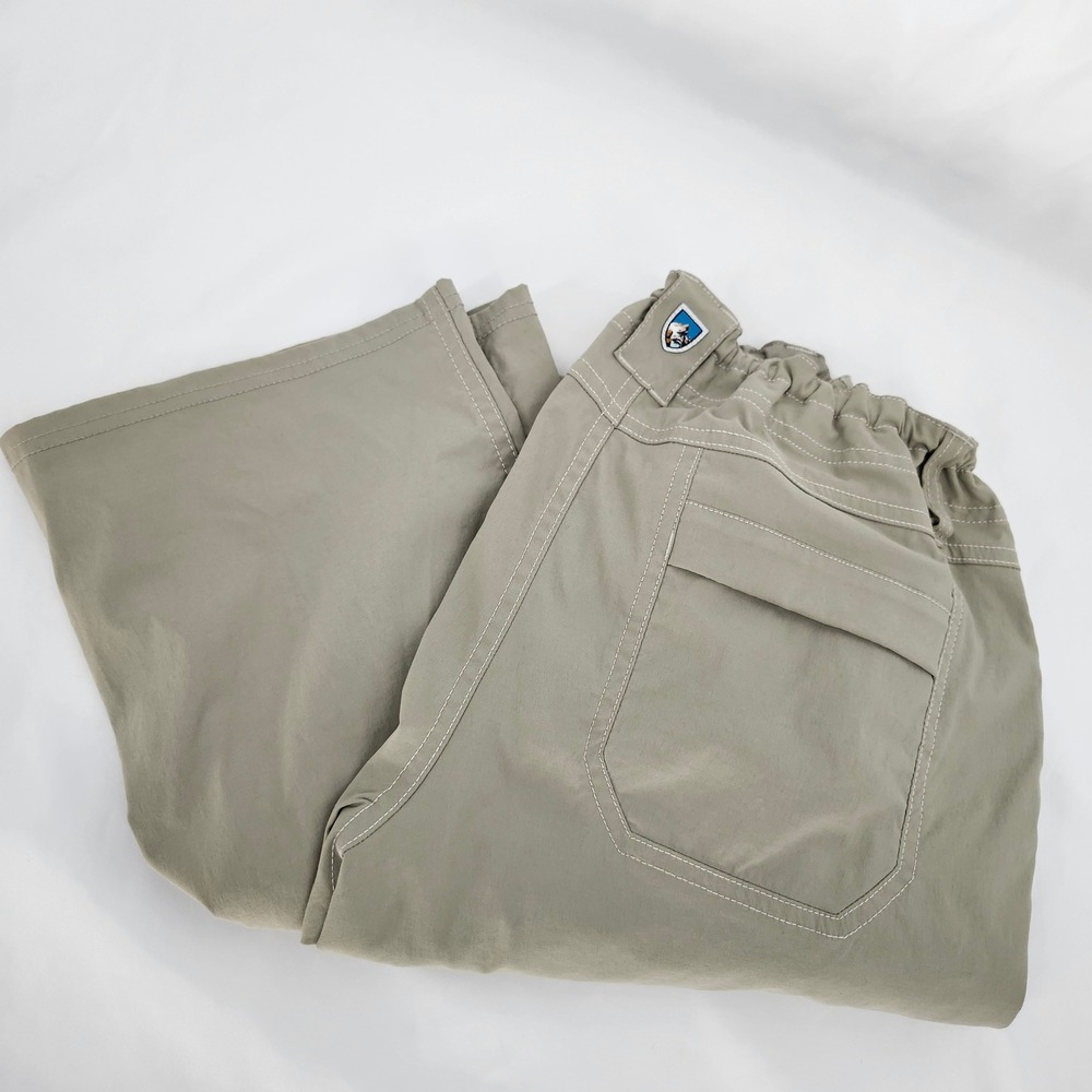 KUHL Womens Splash Roll Up Cargo Pants Size 8 Reg Tan Hiking Gorpcore Utility